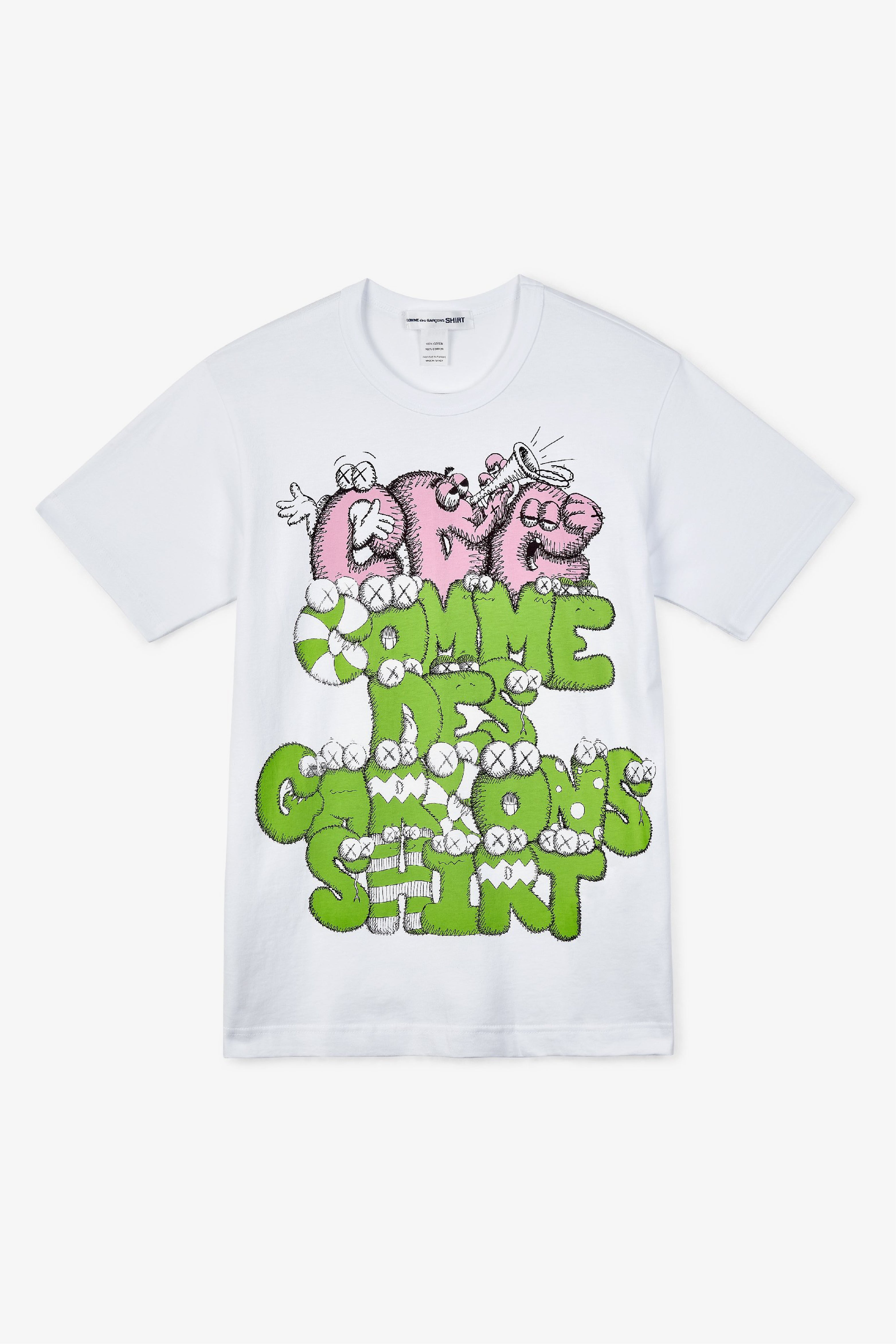 Selectshop FRAME - COMME DES GARCONS SHIRT KAWS T-Shirt (Print 4) T-Shirts Dubai
