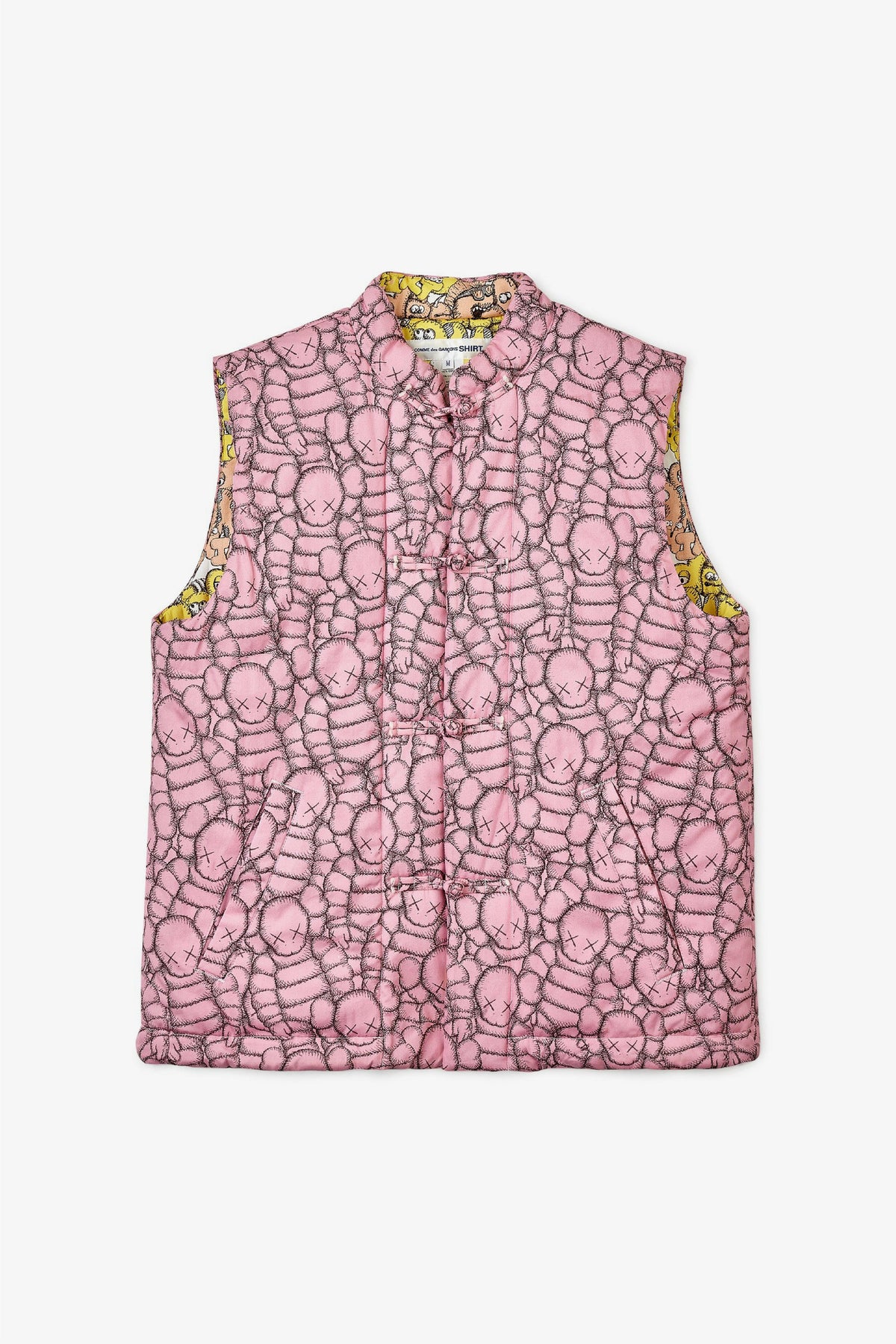 Selectshop FRAME - COMME DES GARCONS SHIRT KAWS Padded Vest Outerwear Dubai