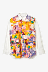Selectshop FRAME - COMME DES GARÇONS SHIRT Futura Panel Patch Shirt Shirt Dubai