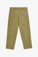Selectshop FRAME - IGGY Embroidred Khaki Pants Bottoms Dubai