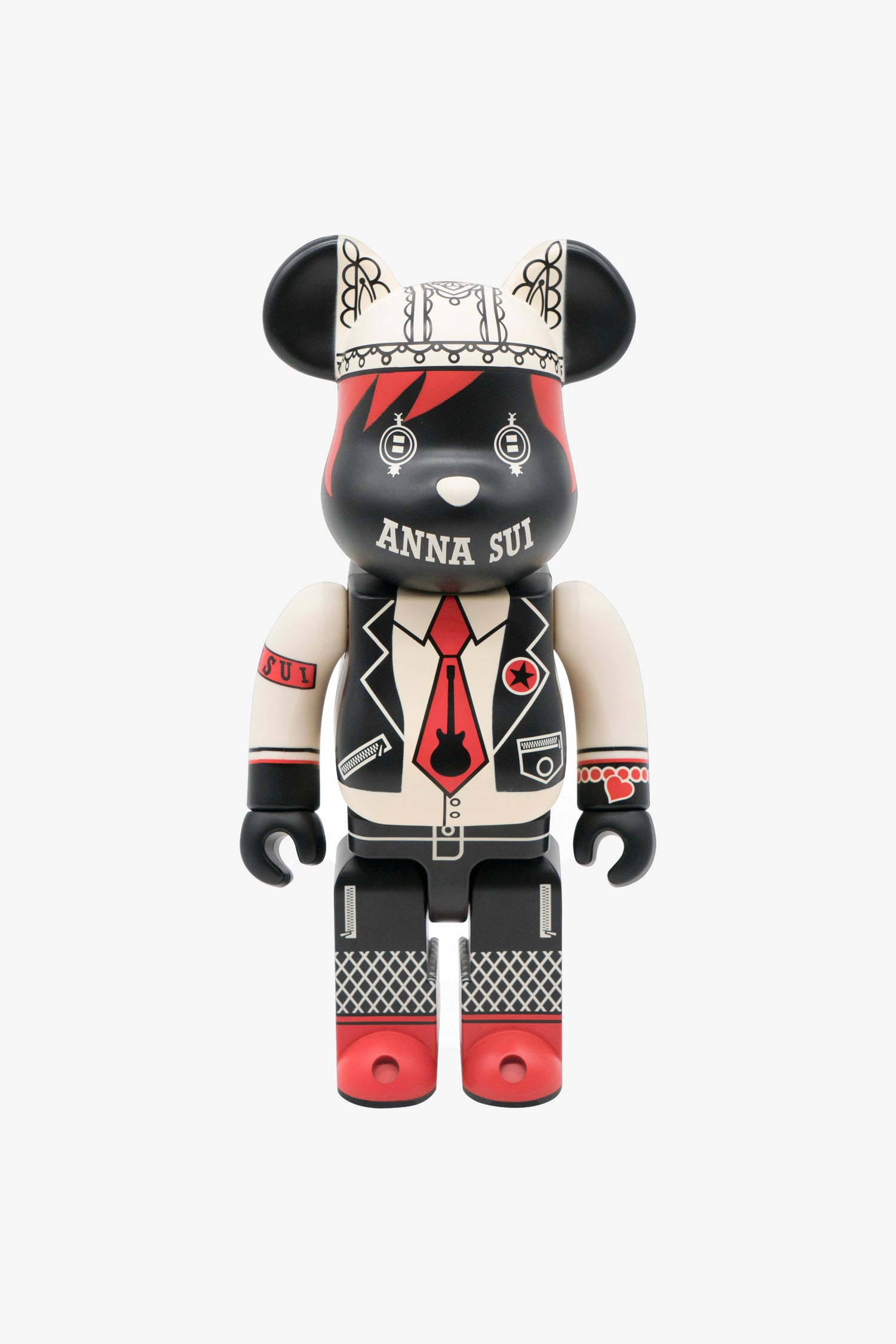 Selectshop FRAME - MEDICOM TOY Anna Sui Red & Beige Be@rbrick 400% Collectibles Dubai