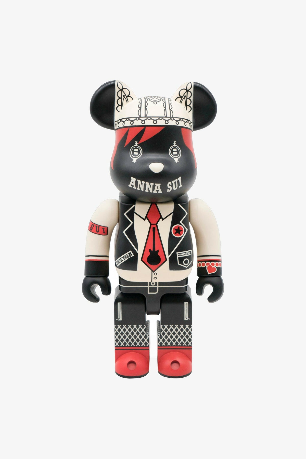 Selectshop FRAME - MEDICOM TOY Anna Sui Red & Beige Be@rbrick 400% Collectibles Dubai