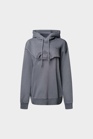 Plant Dye Double Collar Hoodie