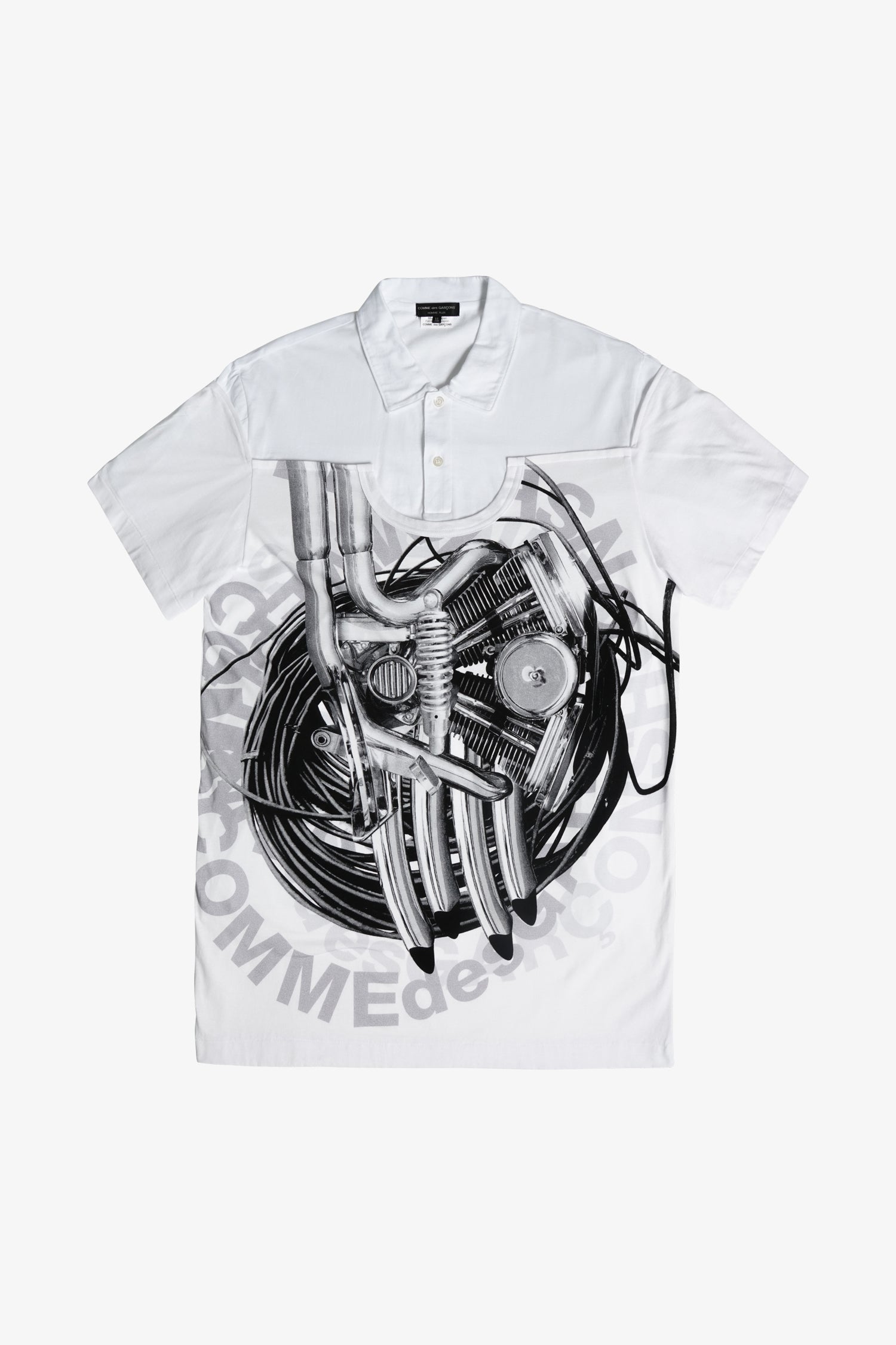 Selectshop FRAME - COMME DES GARÇONS HOMME PLUS Collar Layered T-Shirt T-shirt Dubai