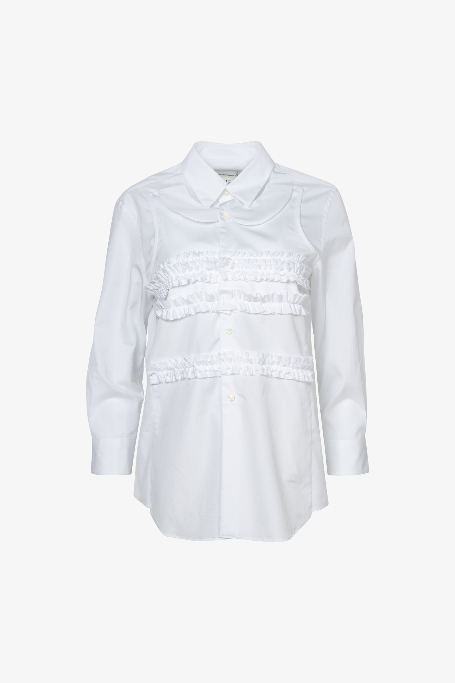 Selectshop FRAME - COMME DES GARCONS GIRL Layered Collar Long Sleeve Shirt Outerwear Dubai