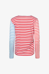 Selectshop FRAME - COMME DES GARCONS GIRL Color-Blocking Stripes Long sleeve T-Shirt T-Shirts Dubai