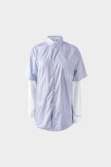 Selectshop FRAME - COMME DES GARÇONS SHIRT Blue Cotton Shirt Shirts Dubai