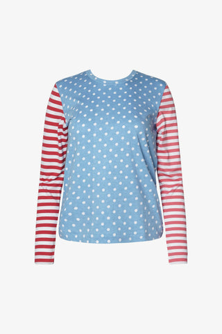 Polka Dot Pinstripe Longsleeve