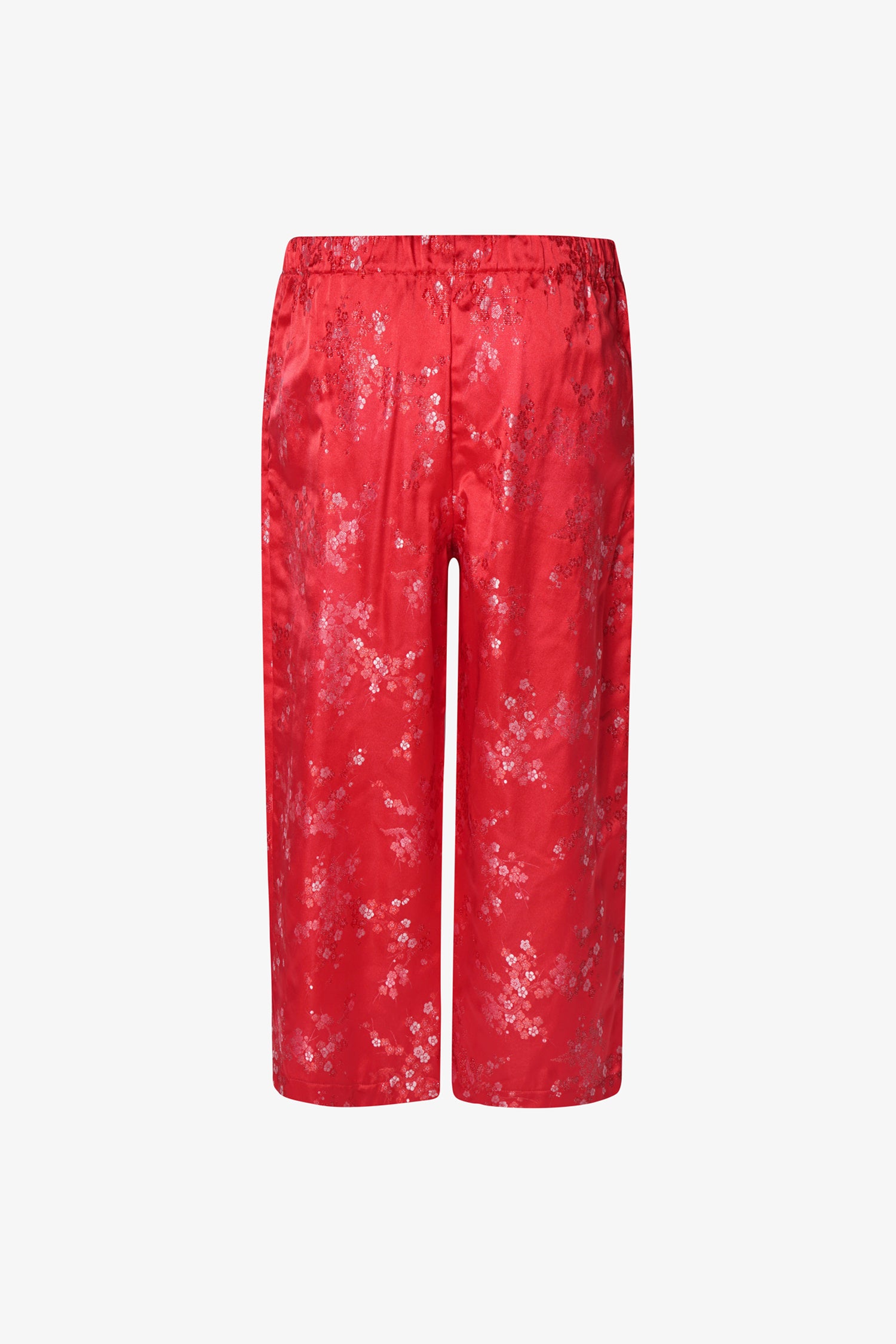 Selectshop FRAME - COMME DES GARCONS COMME DES GARCONS Embroidered-Floral Cropped Trousers Bottoms Dubai