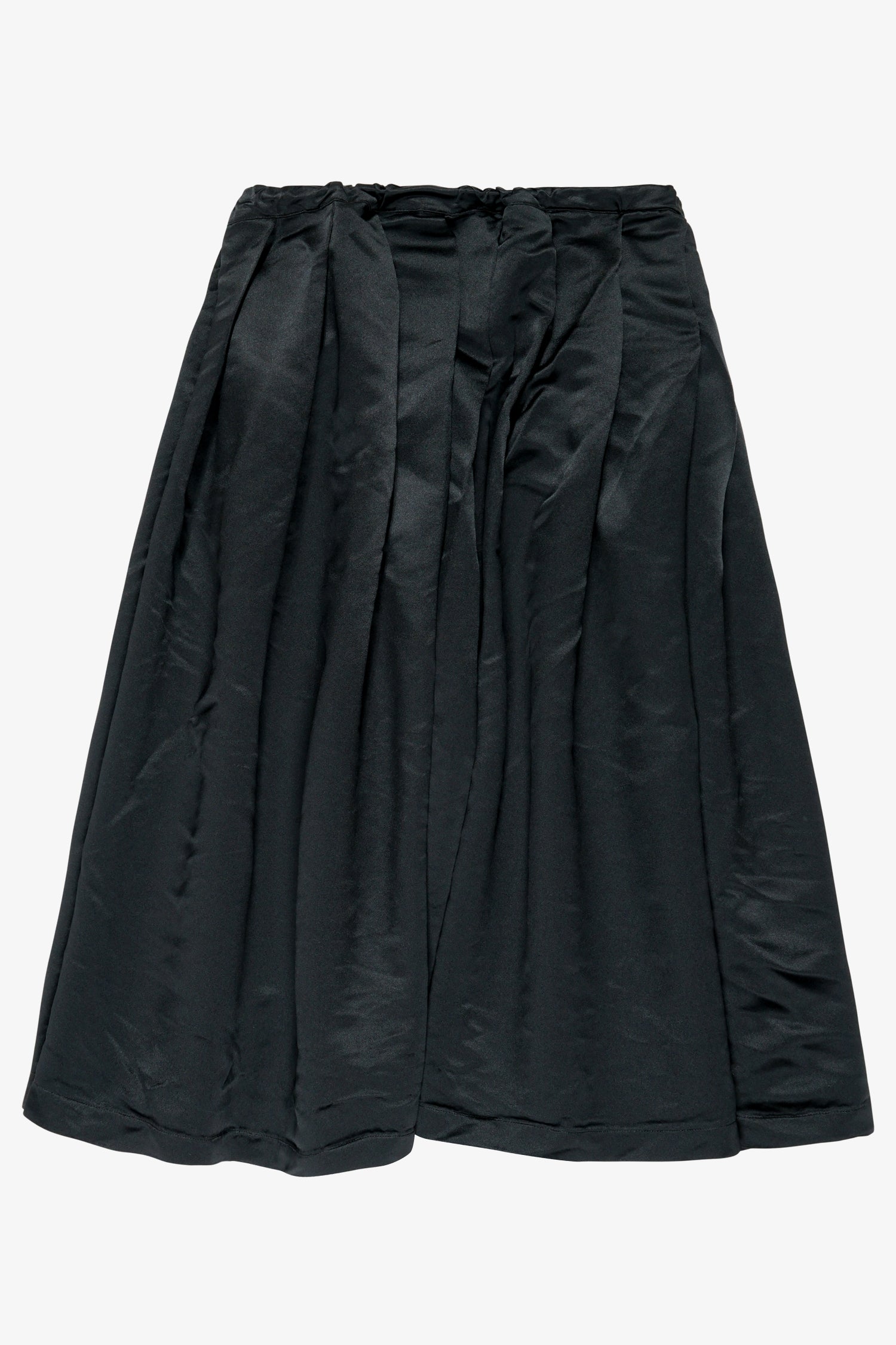 Selectshop FRAME - COMME DES GARCONS BLACK Satin Skirt Bottoms Dubai