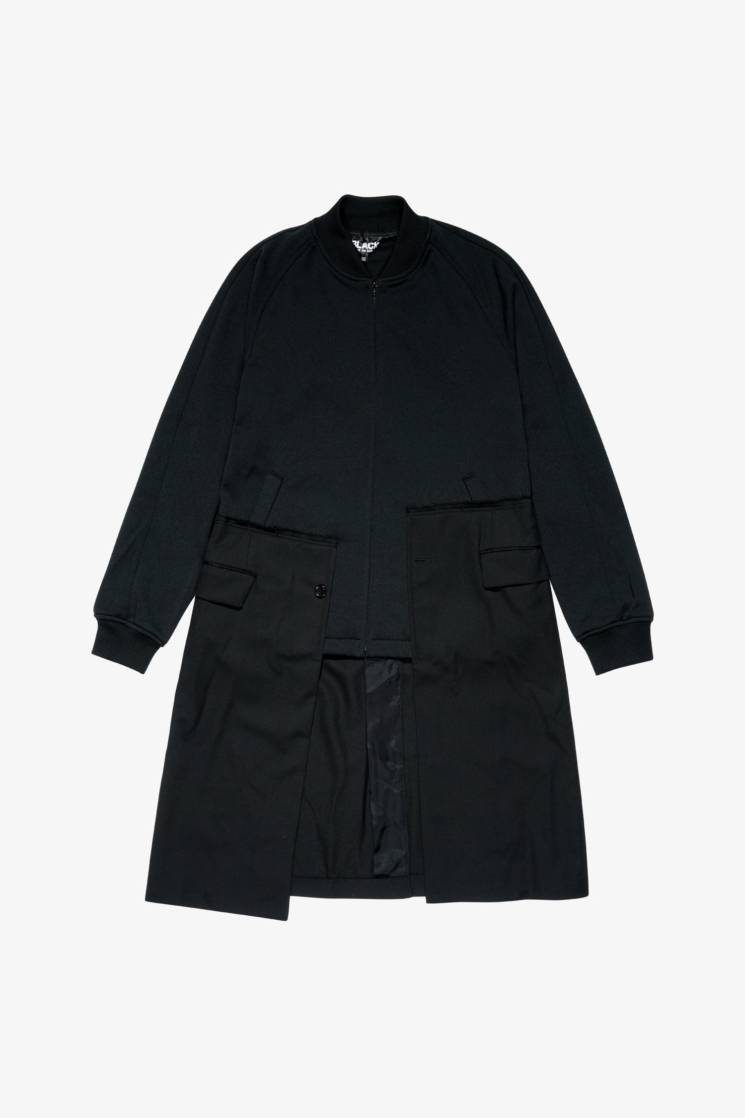 Selectshop FRAME - COMME DES GARCONS BLACK Deconstructed Coat Jacket Outerwear Dubai
