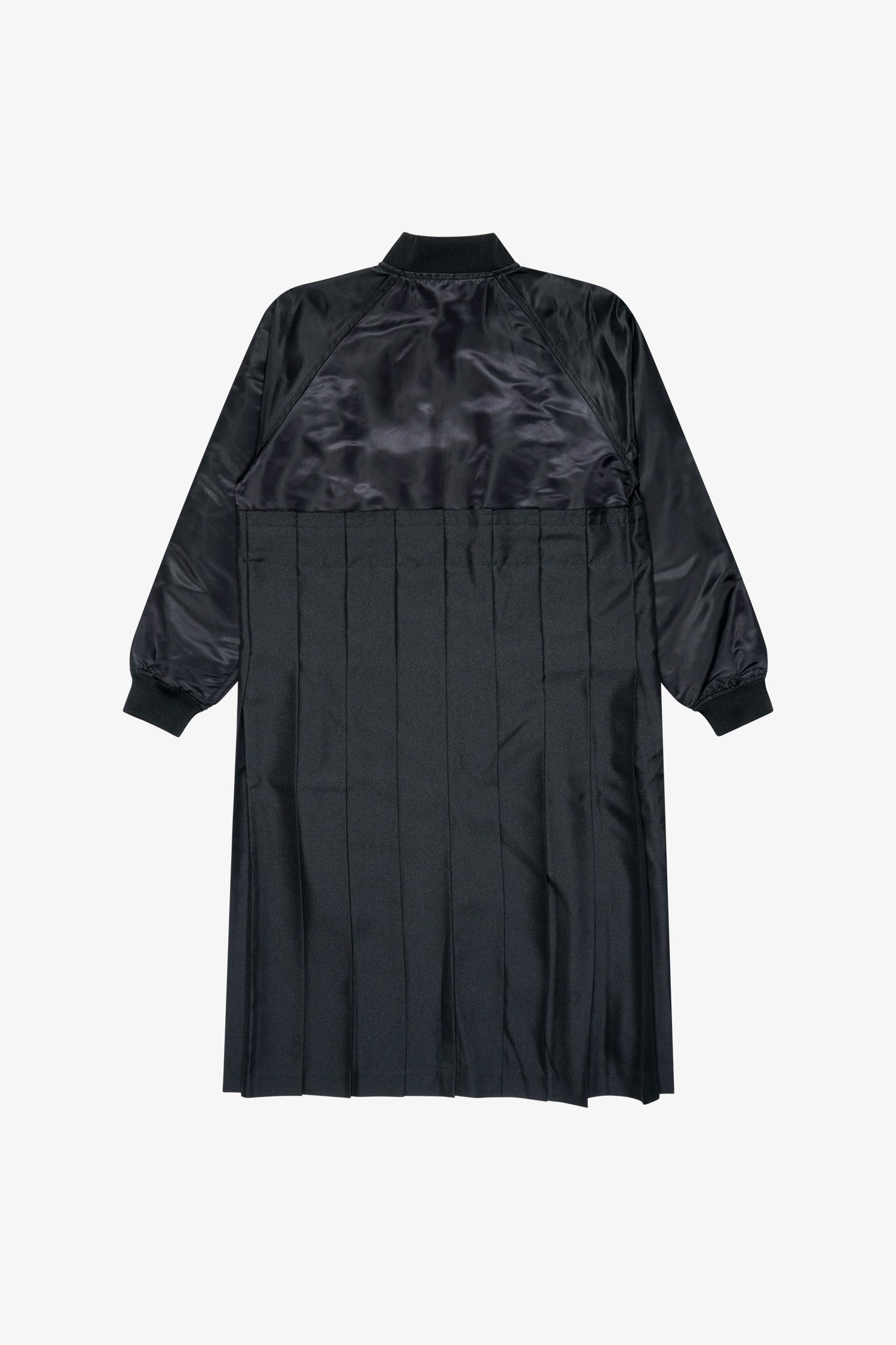 Selectshop FRAME - COMME DES GARCONS BLACK Deconstructed Pleated Satin Jacket Outerwear Dubai