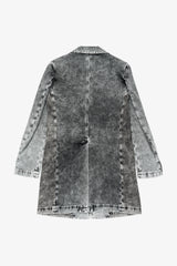 Selectshop FRAME - COMME DES GARCONS BLACK Faded Denim Coat Outerwear Dubai