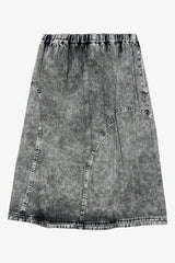 Selectshop FRAME - COMME DES GARCONS BLACK Faded High-Waist Denim Skirt Bottoms Dubai
