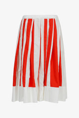 Selectshop FRAME - COMME DES GARÇONS GIRL Striped Full Skirt Bottoms Dubai
