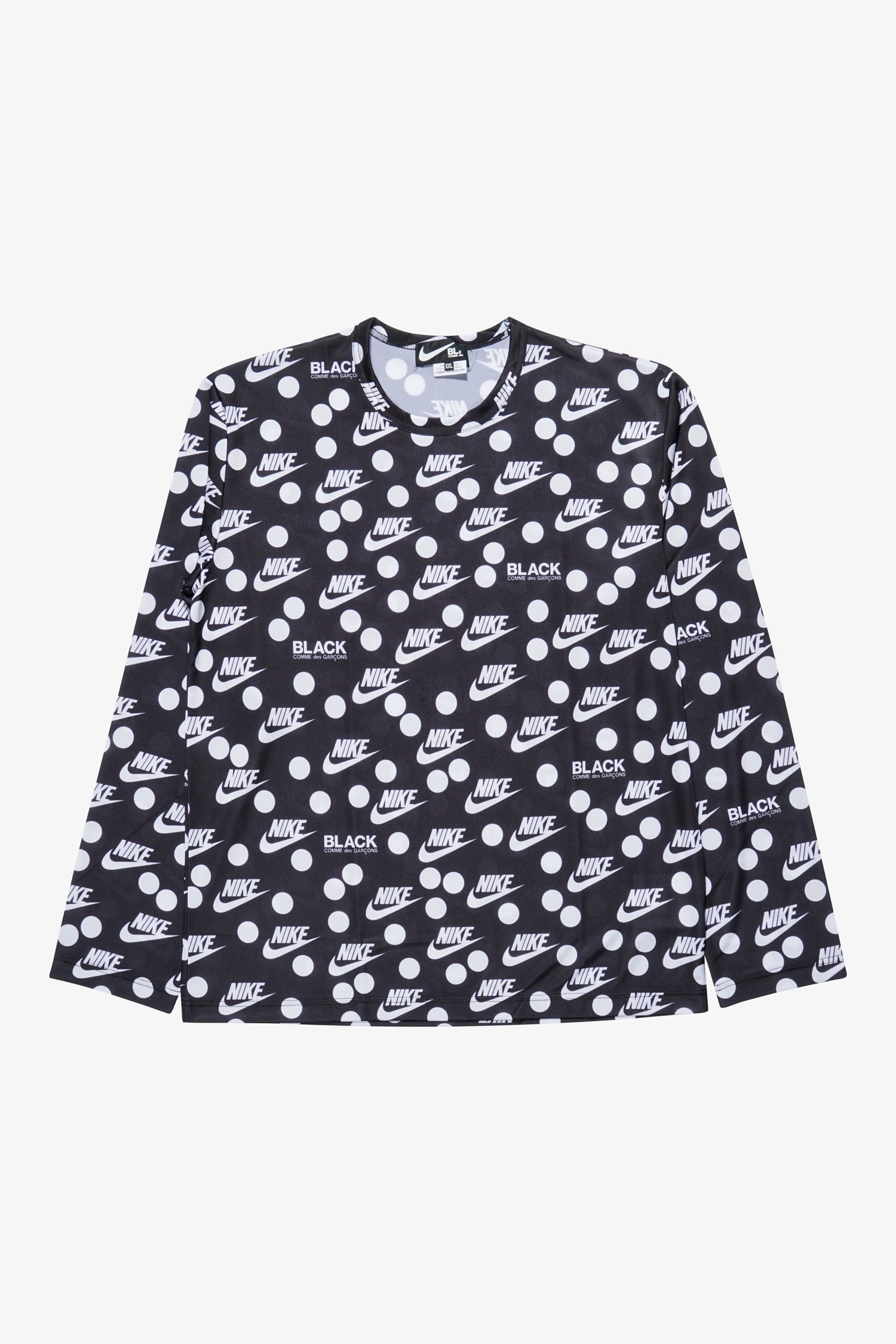 Selectshop FRAME - COMME DES GARCONS BLACK Nike Polka Dot Jersey Longsleeve T-Shirt Dubai