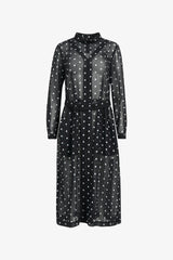 Selectshop FRAME - COMME DES GARÇONS COMME DES GARÇONS High Neck Sheer Dress Dress Dubai
