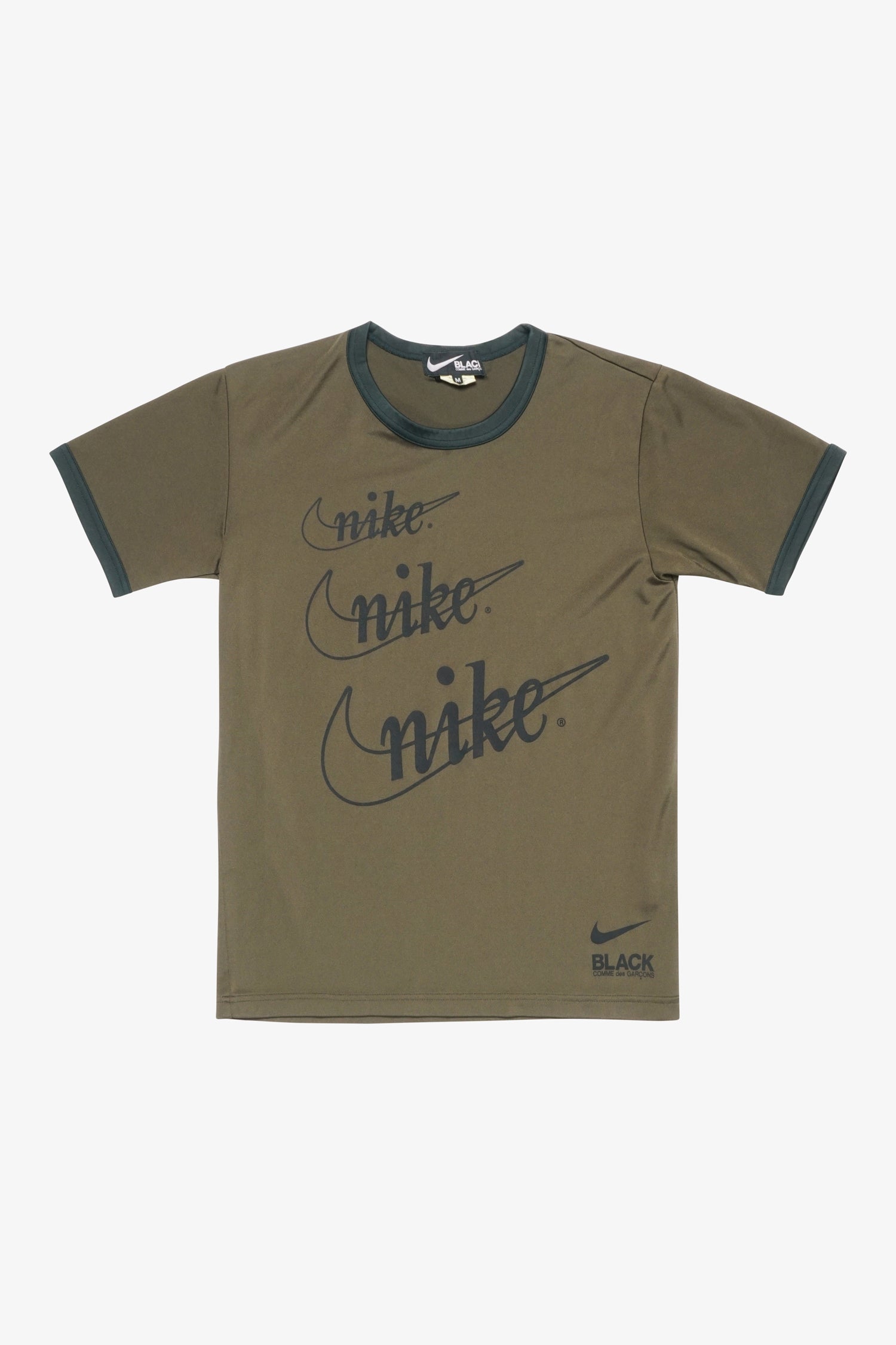 Selectshop FRAME - COMME DES GARCONS BLACK Nike Swoosh Logo T-Shirt T-Shirts Dubai