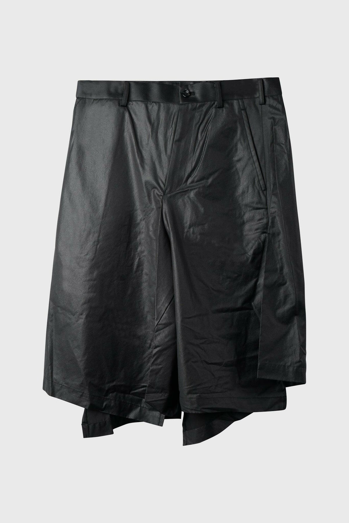 Selectshop FRAME - COMME DES GARÇONS BLACK Asymmetrical Shorts Black Bottoms Dubai