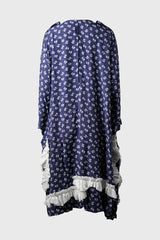 Selectshop FRAME - COMME DES GARÇONS COMME DES GARÇONS Floral-Print Long-Sleeve Dress Dresses Dubai