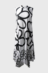 Selectshop FRAME - COMME DES GARÇONS Floral-print Asymmetric Dress Bottoms Dubai