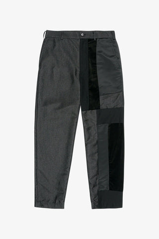 Contrast Patchwork Trousers