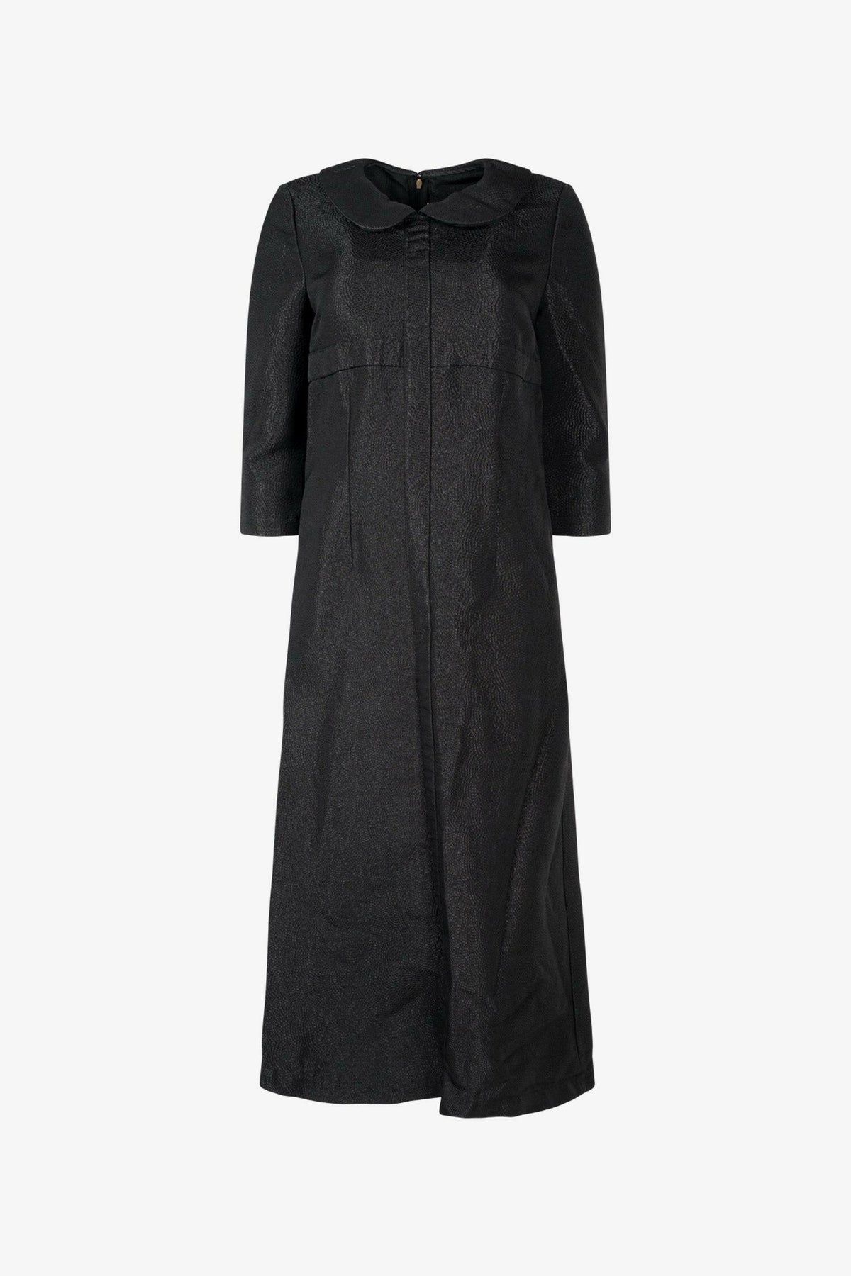 Selectshop FRAME - COMME DES GARÇONS COMME DES GARÇONS Peter Pan Collar Textured Dress Dresses Dubai