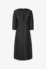 Selectshop FRAME - COMME DES GARÇONS COMME DES GARÇONS Peter Pan Collar Textured Dress Dresses Dubai