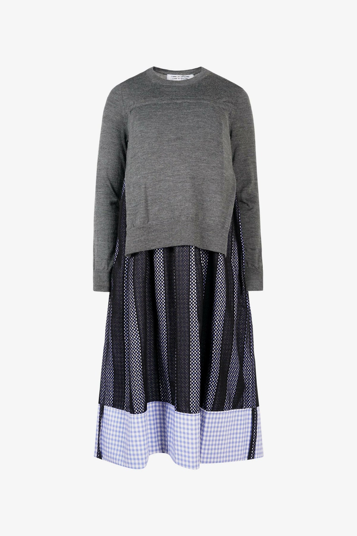 Selectshop FRAME - COMME DES GARÇONS COMME DES GARÇONS Layered Midi Dress Dresses Dubai