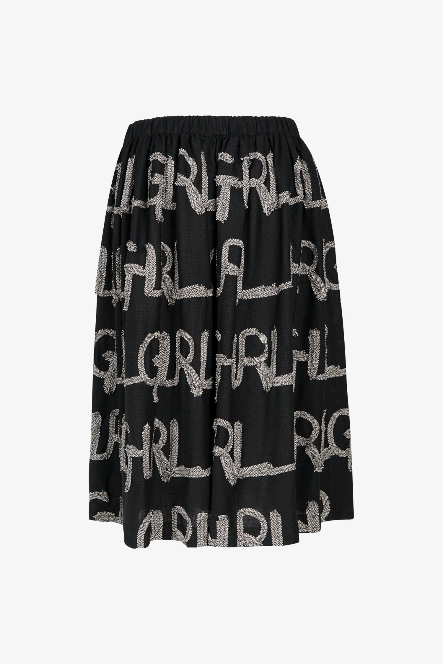 Selectshop FRAME - COMME DES GARÇONS GIRL Appliqué Midi Skirt Bottoms Dubai
