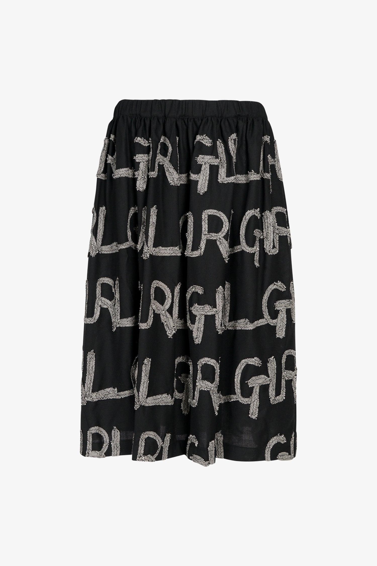 Selectshop FRAME - COMME DES GARÇONS GIRL Appliqué Midi Skirt Bottoms Dubai