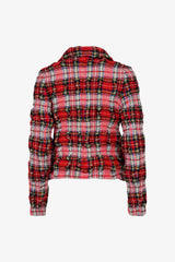 Selectshop FRAME - COMME DES GARÇONS GIRL Creased Checked Print Jacket Outerwear Dubai