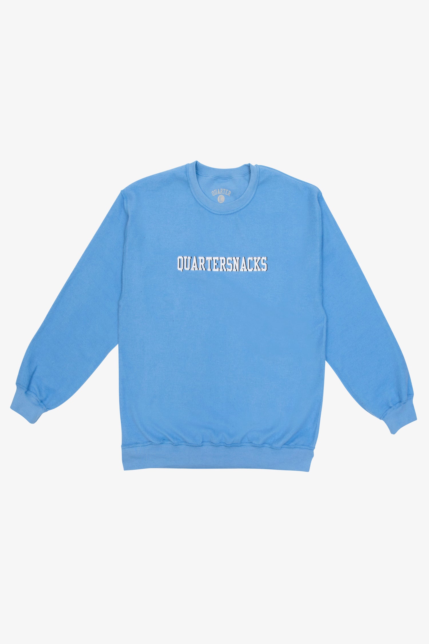 Selectshop FRAME - QUARTER SNACKS Inside Out Embroidered Crewneck Sweatshirts Dubai