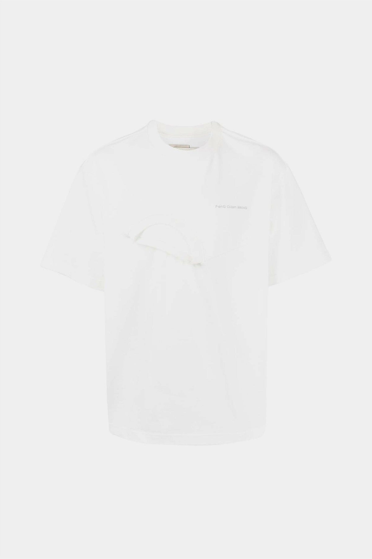 Selectshop FRAME - FENG CHEN WANG Panelled Collar Tee T-Shirts Dubai