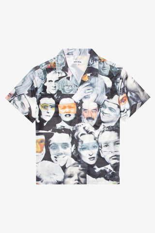 Jersey Mesh Club Shirt - Face Collage