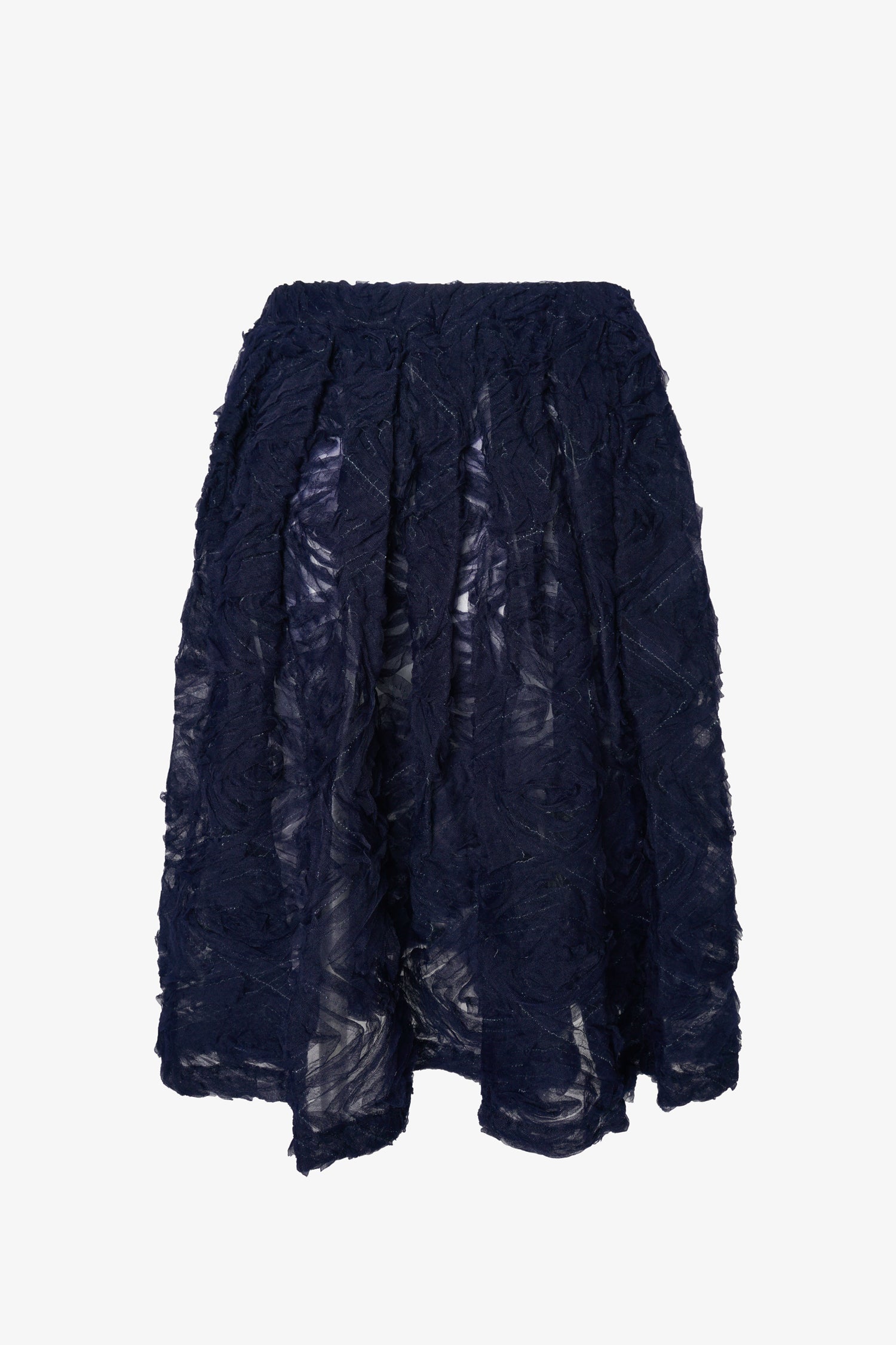 Selectshop FRAME - COMME DES GARÇONS GIRL Semi-Sheer Textured Skirt Bottoms Dubai