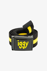 Selectshop FRAME - IGGY Black And Yellow Stripe Belt All-Accessories Dubai