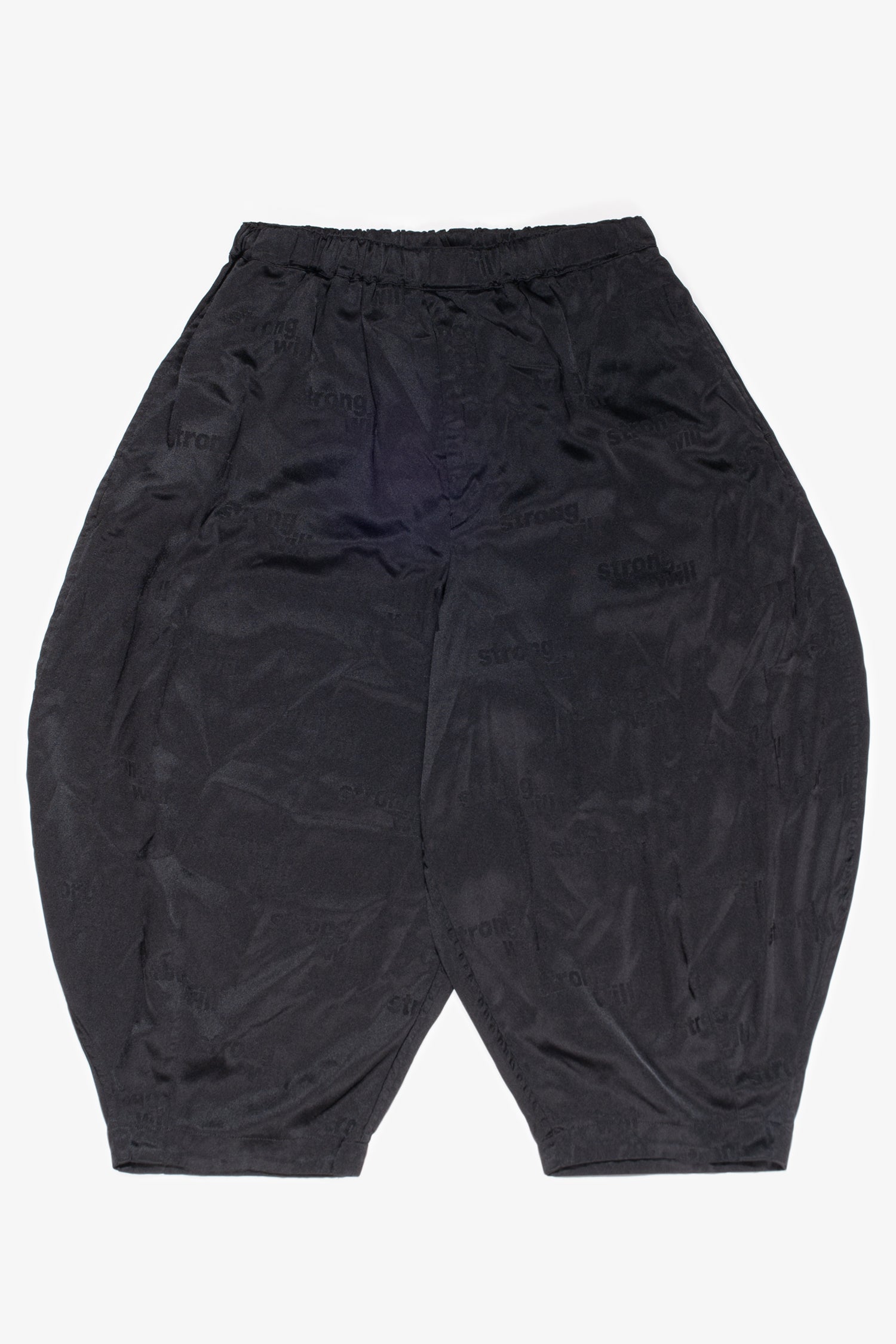 Selectshop FRAME - COMME DES GARCONS BLACK Cropped Balloon Leg Trousers Bottoms Dubai