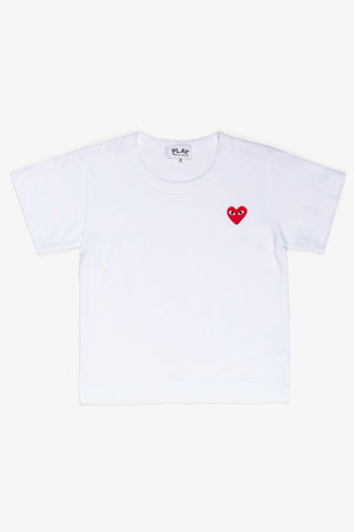 Red Heart T-Shirt (White) Kids