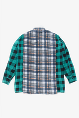 Selectshop FRAME - NEEDLES 7 Cuts Wide Flannel Shirt - OS(B) Shirts Dubai