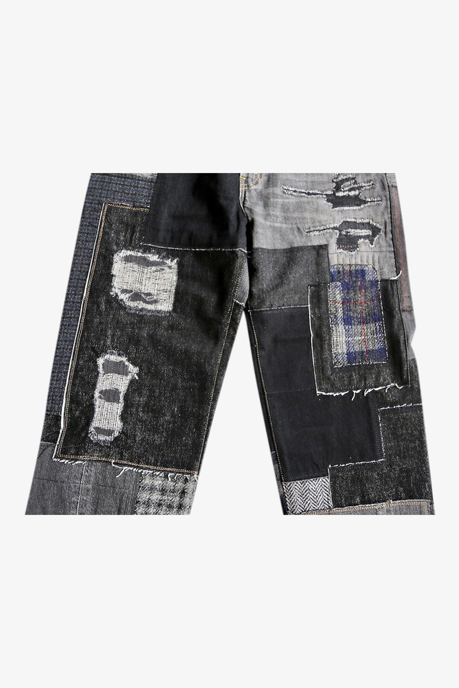 Selectshop FRAME - JUNYA WATANABE MAN Levi's 503 Multi-Fabric Patchwork Denim Bottoms Dubai