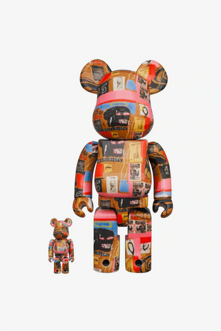 Be@rbrick Andy Warhol × Jean-Michel Basquiat #2 100% & 400%