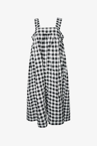 Gingham Check Pattern Jumper Dress