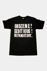 Selectshop FRAME - IGGY Obscene Seditious Defamatory Tee T-Shirts Dubai