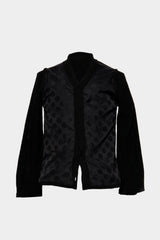 Selectshop FRAME - COMME DES GARÇONS BLACK Polka Dot Cardigan (Black) Sweats-Knits Dubai