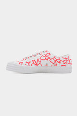Selectshop FRAME - COMME DES GARÇONS GIRL Ribbon Pattern Print Sneakers Footwear Dubai
