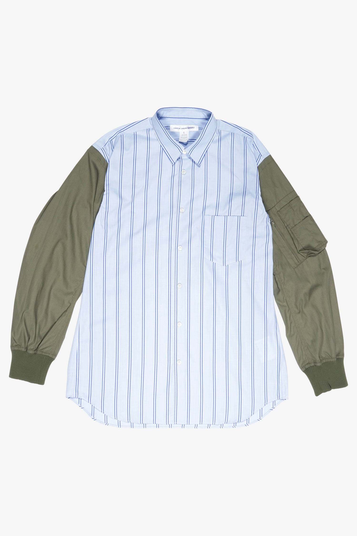 Selectshop FRAME - COMME DES GARÇONS SHIRT Bomber Sleeves Shirt Shirt Dubai