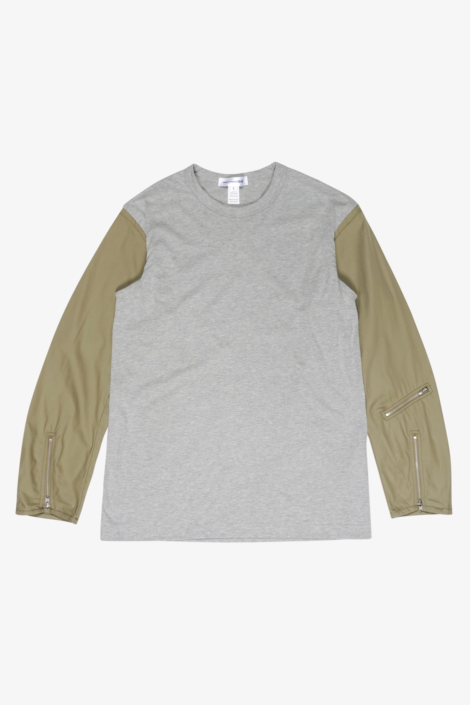 Selectshop FRAME - COMME DES GARÇONS SHIRT Zip Sleeves Sweatshirt Sweatshirts Dubai