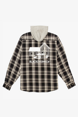 Selectshop FRAME - BLACKEYEPATCH Hooded Flannel Shirt Shirt Dubai