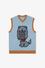 Selectshop FRAME - BRAIN DEAD Kitty Cat Sweater Vest Sweats-knits Dubai